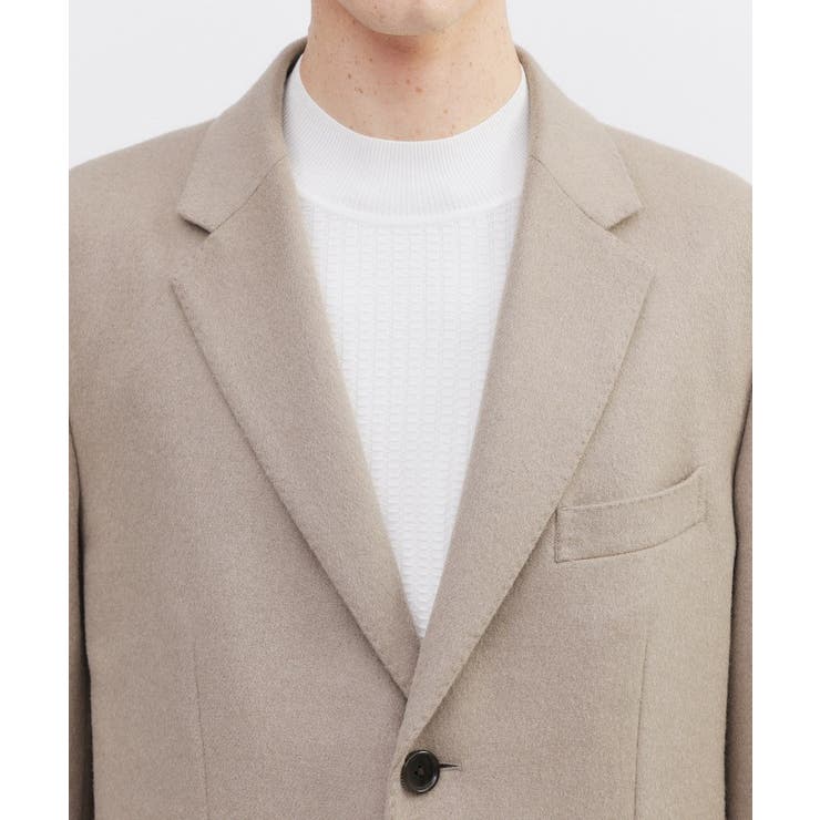 カシミヤブレンド ビーバー調チェスターコート | TAKEO KIKUCHI | 詳細画像8 