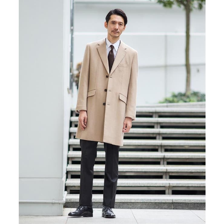 カシミヤブレンド ビーバー調チェスターコート | TAKEO KIKUCHI | 詳細画像30 