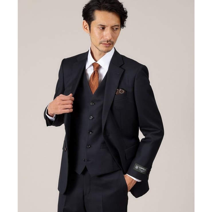 【DORMEUIL AMADEUS365】ダイアゴナル柄 ベスト | TAKEO KIKUCHI | 詳細画像3 