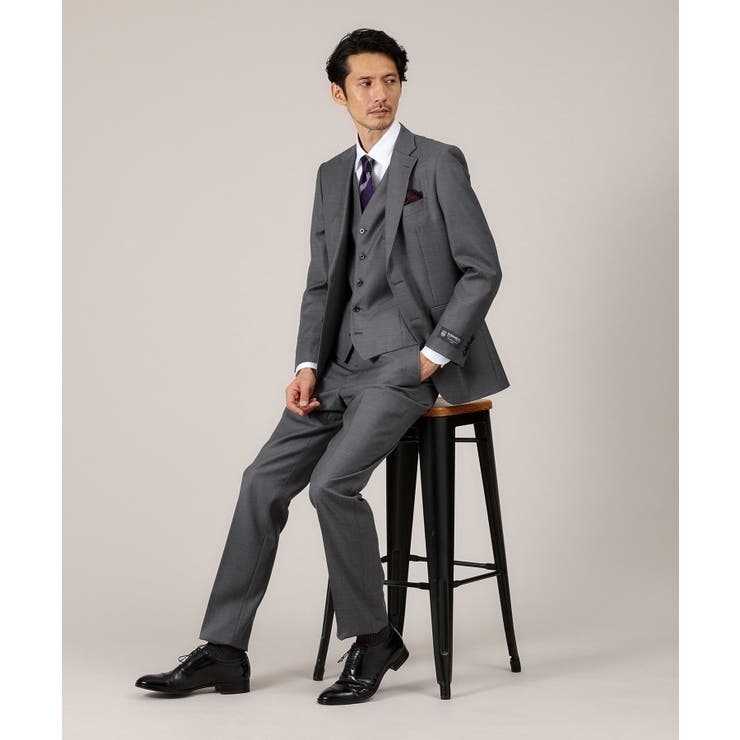 【DORMEUIL AMADEUS365】ダイアゴナル柄 ベスト | TAKEO KIKUCHI | 詳細画像20 