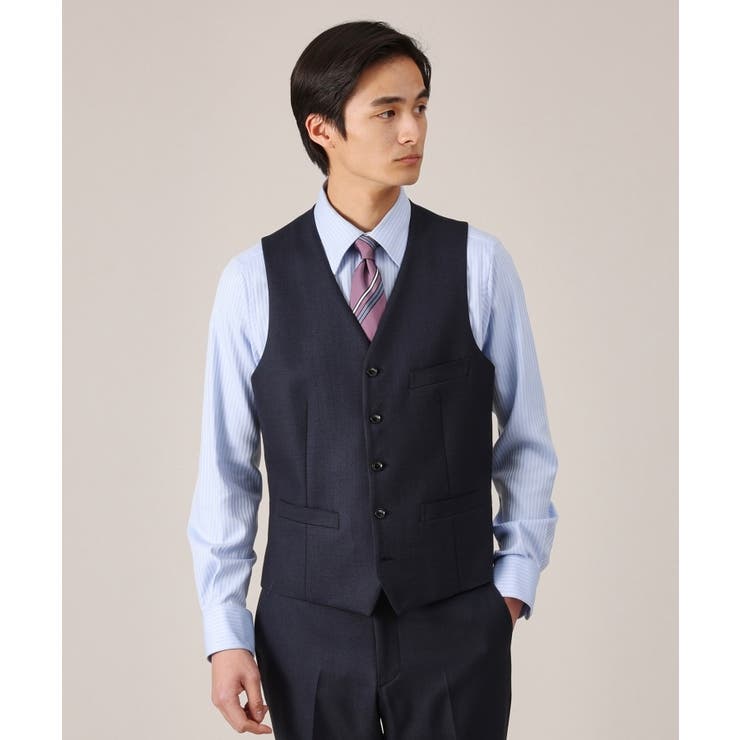 ネイビー(094) | 【3ピース対応】バーズアイ ベスト | TAKEO KIKUCHI