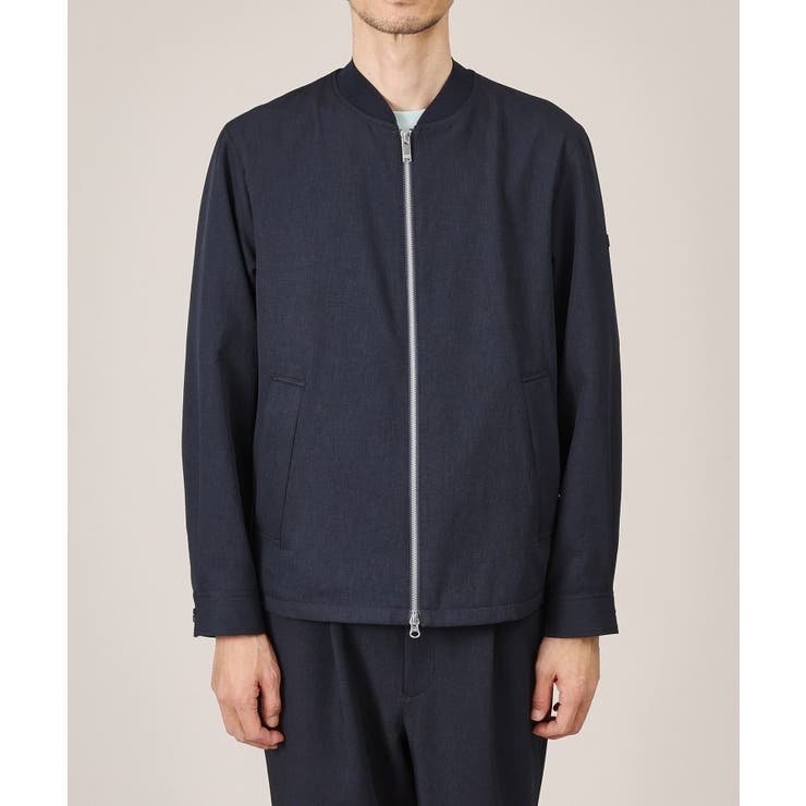 【多機能/軽羽織】リネンライクカルゼ リブブルゾン | TAKEO KIKUCHI | 詳細画像2 