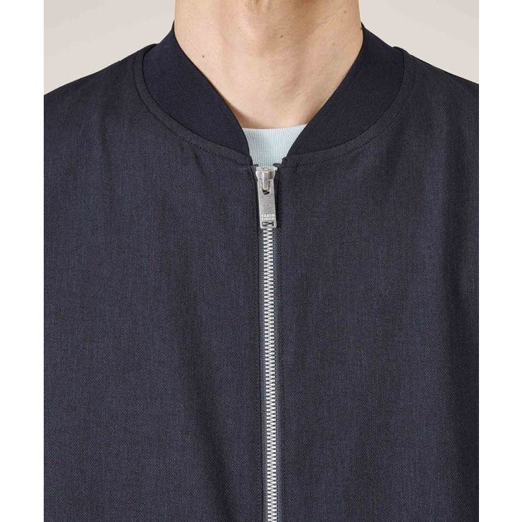 【多機能/軽羽織】リネンライクカルゼ リブブルゾン | TAKEO KIKUCHI | 詳細画像5 