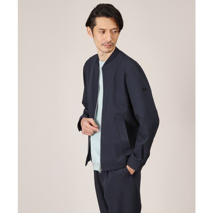 【多機能/軽羽織】リネンライクカルゼ リブブルゾン | TAKEO KIKUCHI | 詳細画像16 