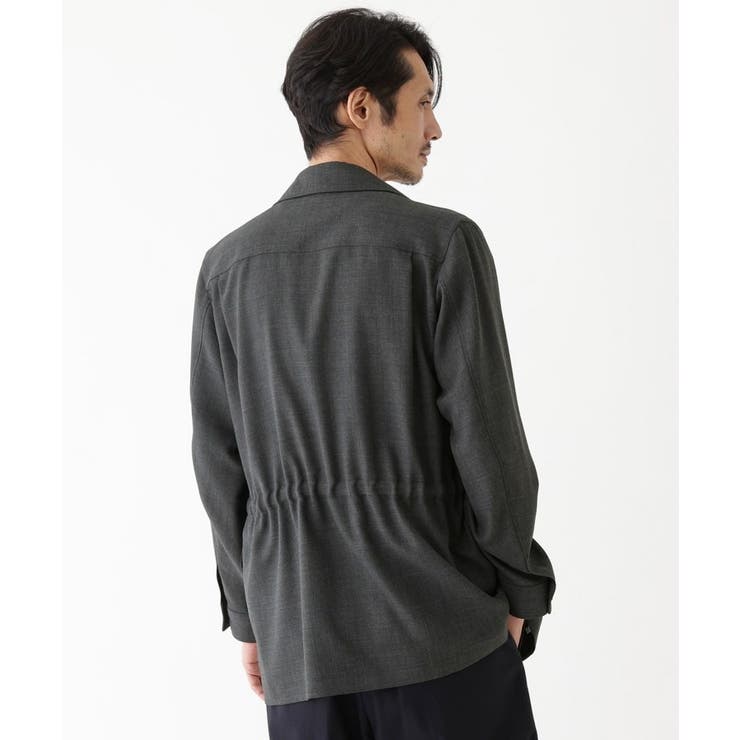 【THE FLAGSHIP】ポリエステルウール メッシュ サファリジャケット | TAKEO KIKUCHI | 詳細画像15 