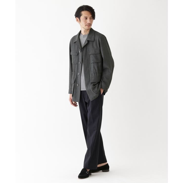 【THE FLAGSHIP】ポリエステルウール メッシュ サファリジャケット | TAKEO KIKUCHI | 詳細画像16 