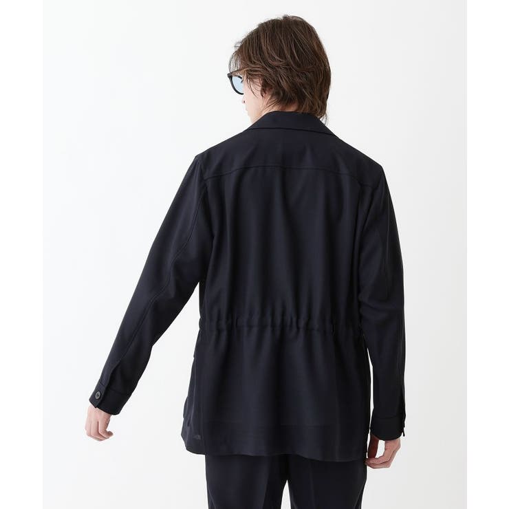 【THE FLAGSHIP】ポリエステルウール メッシュ サファリジャケット | TAKEO KIKUCHI | 詳細画像17 