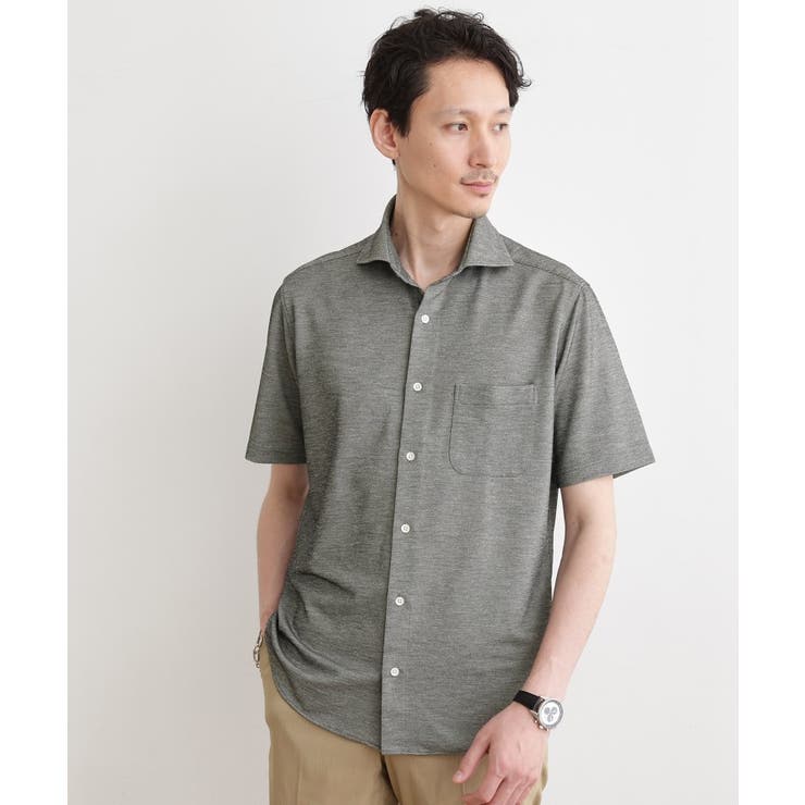 チャコールグレー(014) | ドライカノコ シャツ | TAKEO KIKUCHI