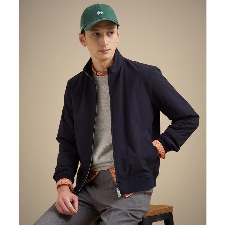 ネイビー(094) | スタンドカラー ショート リブ ブルゾン | TAKEO KIKUCHI