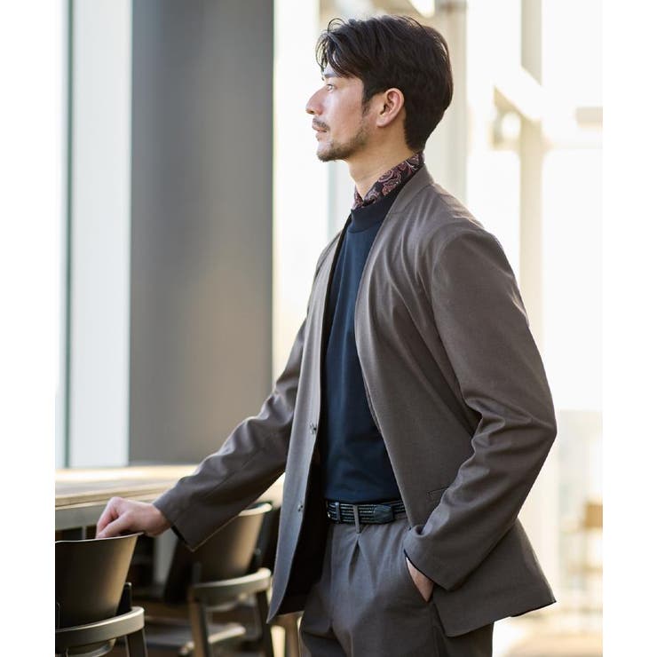 【ON／OFF兼用】ノーカラージャケット | TAKEO KIKUCHI | 詳細画像31 