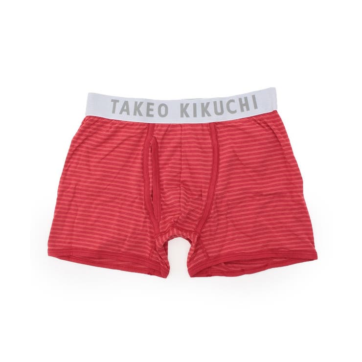 レッド(363) | ボーダーストレッチボクサーパンツ | TAKEO KIKUCHI