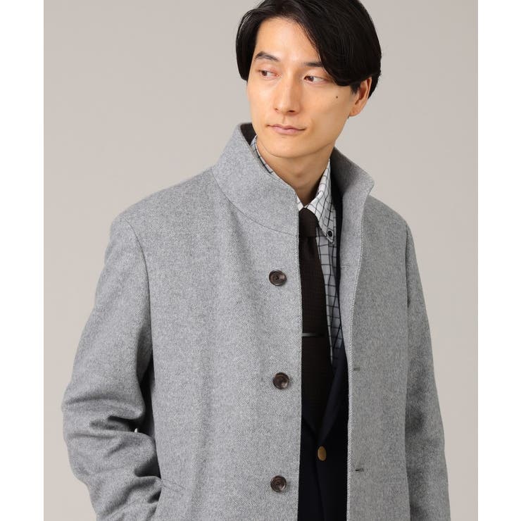【ウールカシミヤブレンド】ビーバー調 スタンドカラー コート | TAKEO KIKUCHI | 詳細画像13 