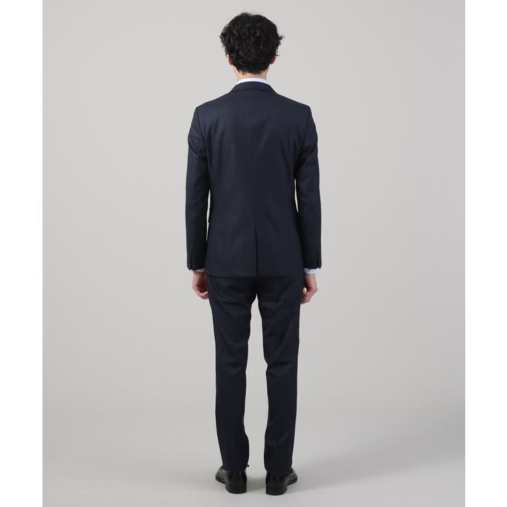 【ナローモデル】シャイニー ヘリンボン ストライプ スーツ/3ピース対応可 | TAKEO KIKUCHI | 詳細画像4 