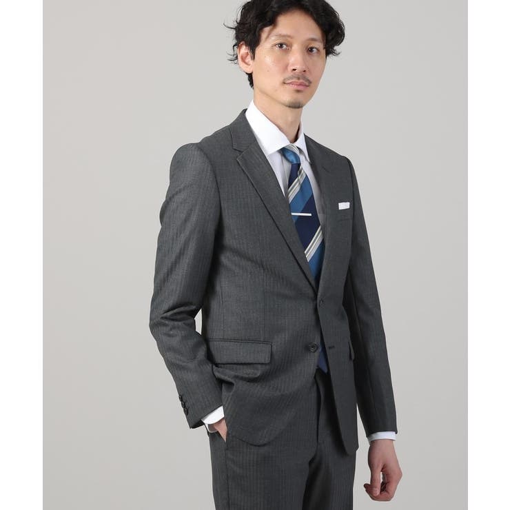 【ナローモデル】シャイニー ヘリンボン ストライプ スーツ/3ピース対応可 | TAKEO KIKUCHI | 詳細画像19 