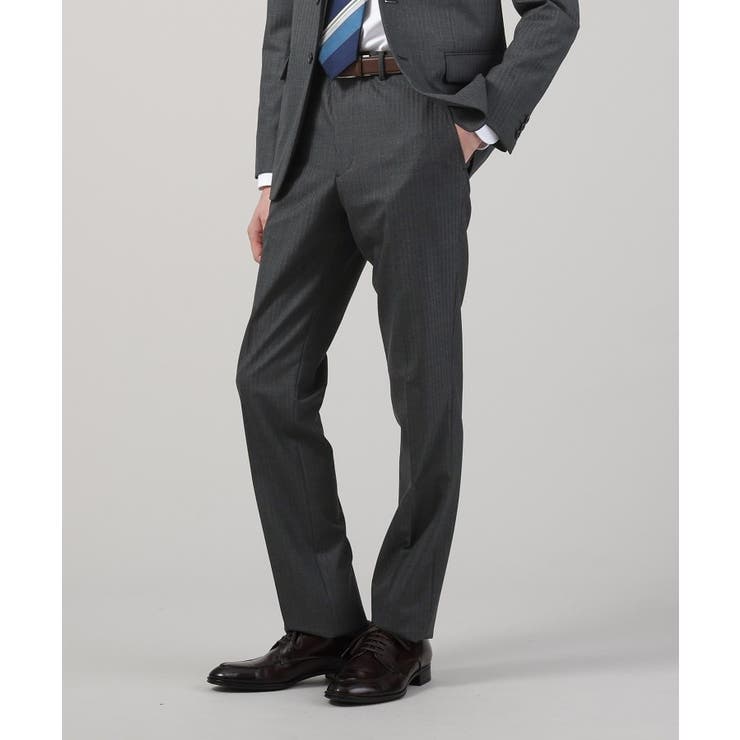 【ナローモデル】シャイニー ヘリンボン ストライプ スーツ/3ピース対応可 | TAKEO KIKUCHI | 詳細画像24 