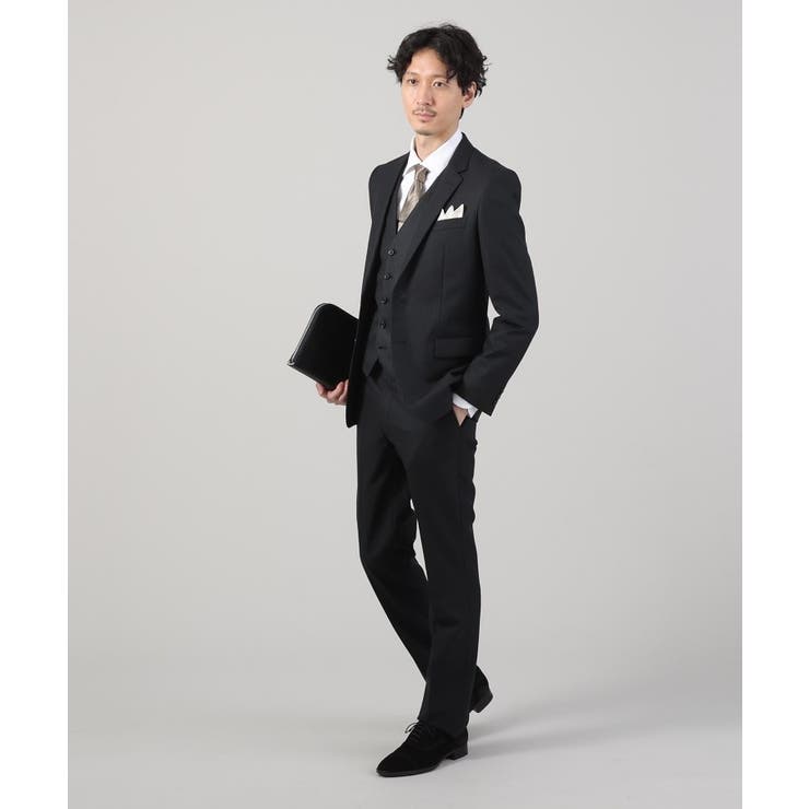 【ナローモデル】シャイニー ヘリンボン ストライプ スーツ/3ピース対応可 | TAKEO KIKUCHI | 詳細画像38 