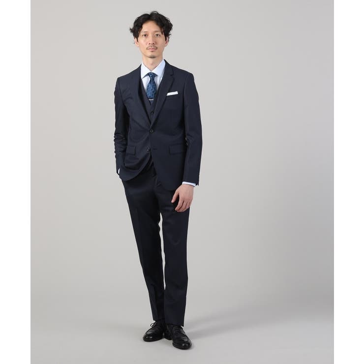 【ナローモデル】シャイニー ヘリンボン ストライプ スーツ/3ピース対応可 | TAKEO KIKUCHI | 詳細画像50 