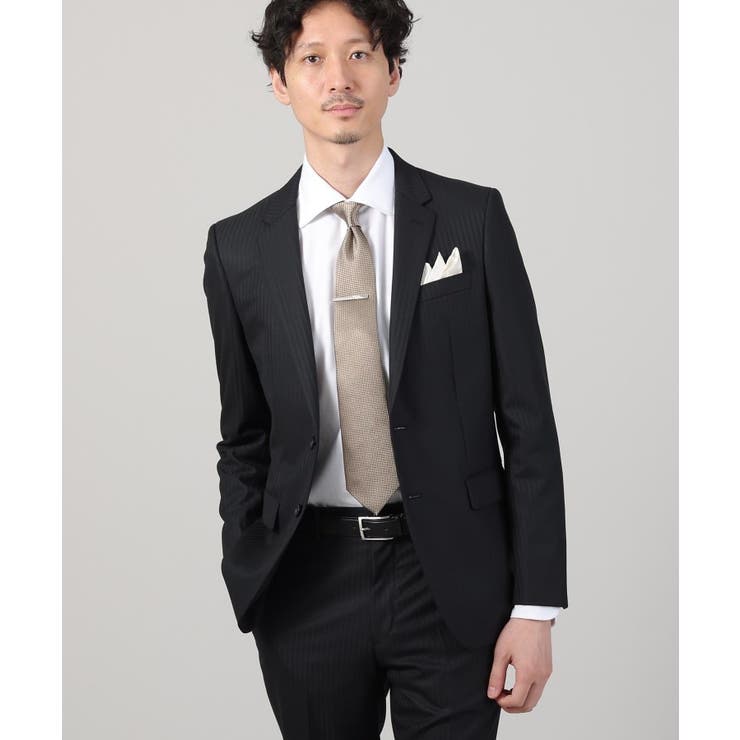 【ナローモデル】シャイニー ヘリンボン ストライプ スーツ/3ピース対応可 | TAKEO KIKUCHI | 詳細画像32 