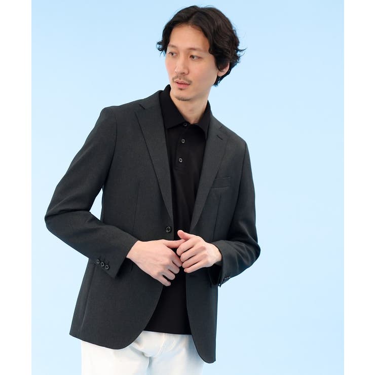 【ONOFF/セットアップ対応】メランジ シャークスキン ストレッチジャケット | TAKEO KIKUCHI | 詳細画像37 