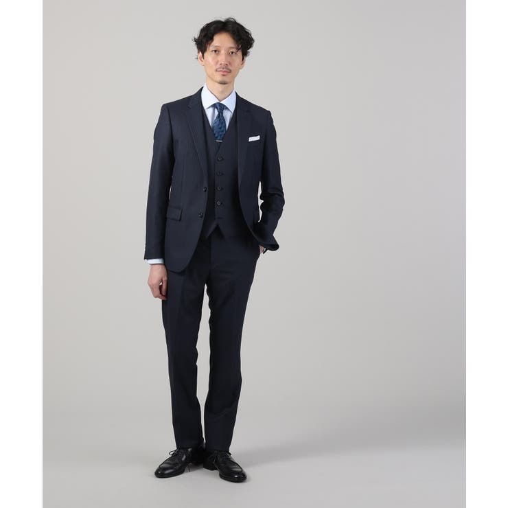 【Sサイズ～】シャイニーヘリンボンストライプ ベスト | TAKEO KIKUCHI | 詳細画像41 