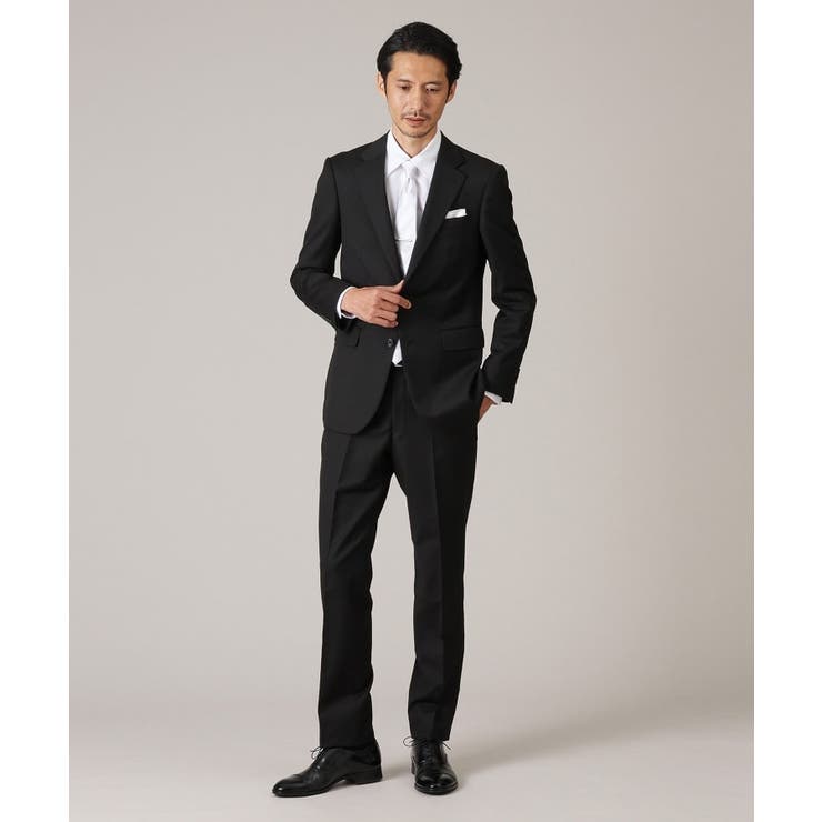 【冠婚葬祭】無地 サージスーツ/3ピース対応可 | TAKEO KIKUCHI | 詳細画像1 