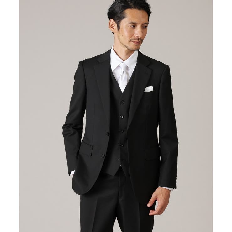 【冠婚葬祭】無地 サージスーツ/3ピース対応可 | TAKEO KIKUCHI | 詳細画像8 