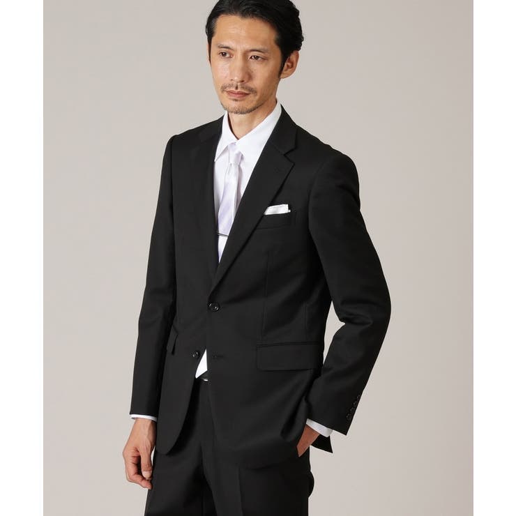 【冠婚葬祭】無地 サージスーツ/3ピース対応可 | TAKEO KIKUCHI | 詳細画像4 