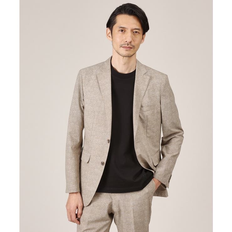 ベージュ(052) | 【抗菌防臭】COOL DOTS（R）ドビープリント ジャケット | TAKEO KIKUCHI