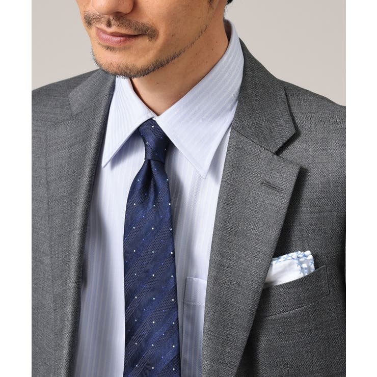 【Sサイズ～】ドビー ストライプ レギュラーカラー シャツ | TAKEO KIKUCHI | 詳細画像32 