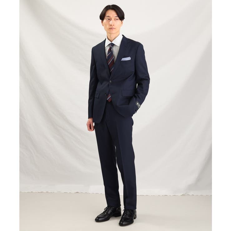 ネイビー(093) | 【DORMEUIL】リップストップ カラー スーツ | TAKEO KIKUCHI