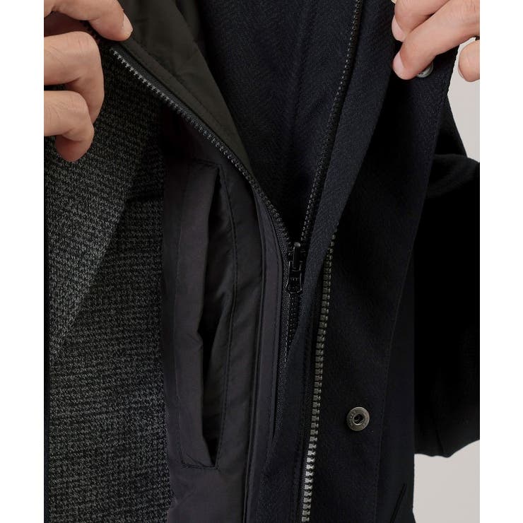 【3WAY】ジャカードヘリンボン ダウンライナーブルゾン | TAKEO KIKUCHI | 詳細画像60 