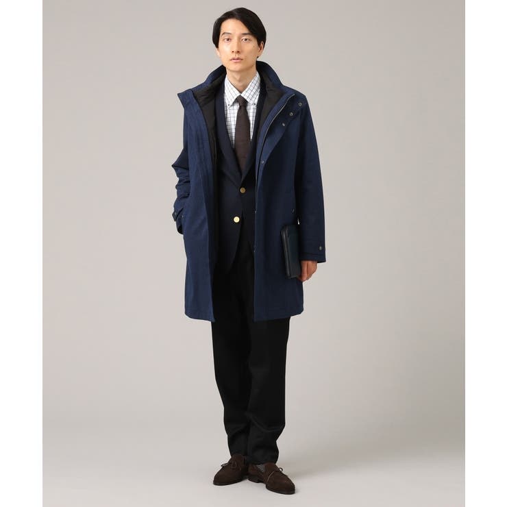 【3WAY】ジャカードヘリンボン ダウンライナーブルゾン | TAKEO KIKUCHI | 詳細画像33 