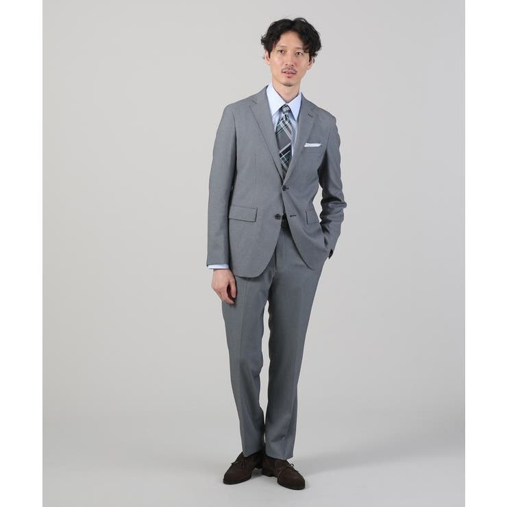 【ONOFF/セットアップ対応】メランジ シャークスキン ストレッチ パンツ | TAKEO KIKUCHI | 詳細画像12 