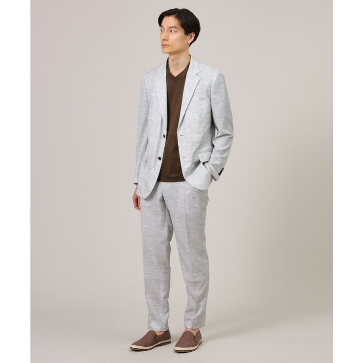 【尾州織】リネンブレンド メッシュ ジャケット | TAKEO KIKUCHI | 詳細画像5 