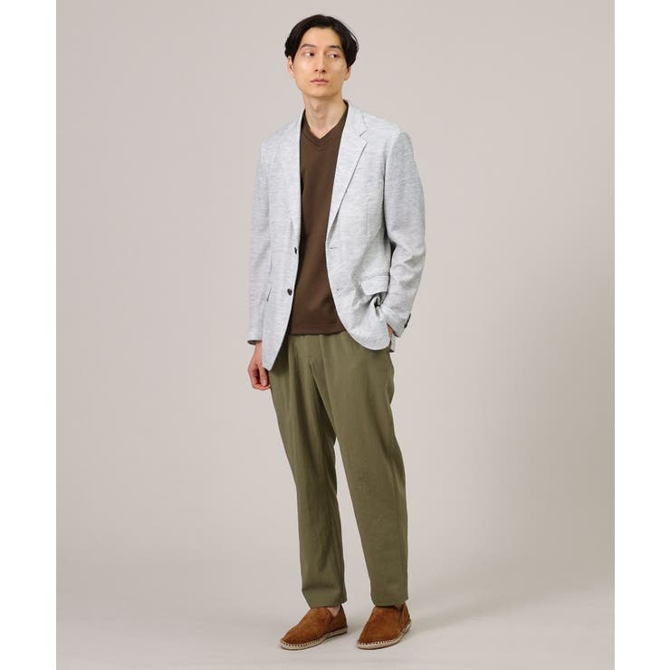 【尾州織】リネンブレンド メッシュ ジャケット | TAKEO KIKUCHI | 詳細画像6 