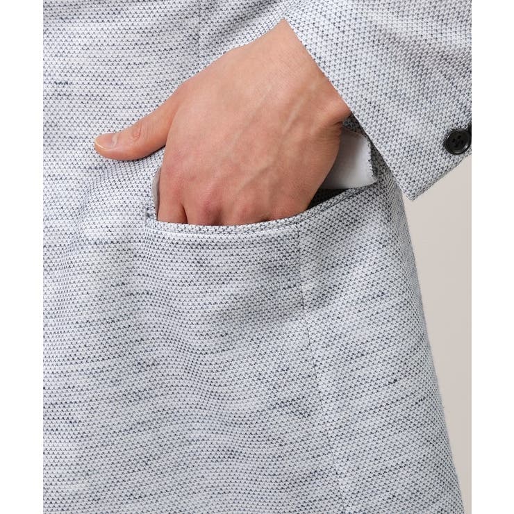 【尾州織】リネンブレンド メッシュ ジャケット | TAKEO KIKUCHI | 詳細画像28 