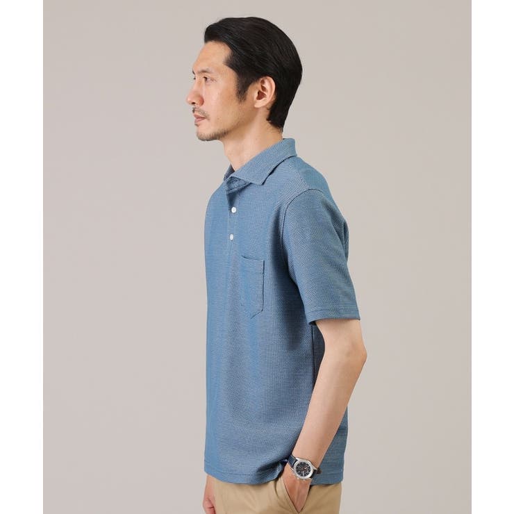 【抗菌防臭／9色5サイズ展開】ハニカムメランジ ポロシャツ | TAKEO KIKUCHI | 詳細画像11 