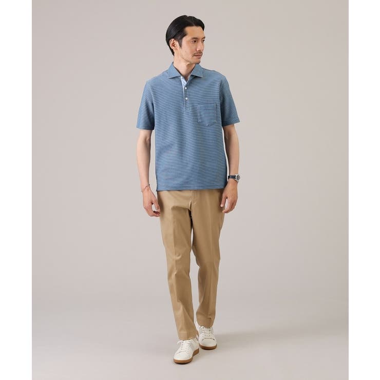 【抗菌防臭／9色5サイズ展開】ハニカムメランジ ポロシャツ | TAKEO KIKUCHI | 詳細画像12 