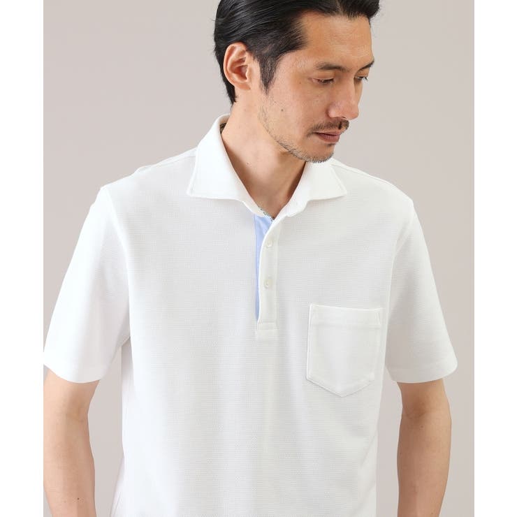 【抗菌防臭／9色5サイズ展開】ハニカムメランジ ポロシャツ | TAKEO KIKUCHI | 詳細画像4 