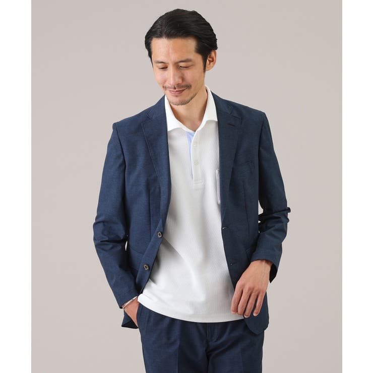 【抗菌防臭／9色5サイズ展開】ハニカムメランジ ポロシャツ | TAKEO KIKUCHI | 詳細画像7 