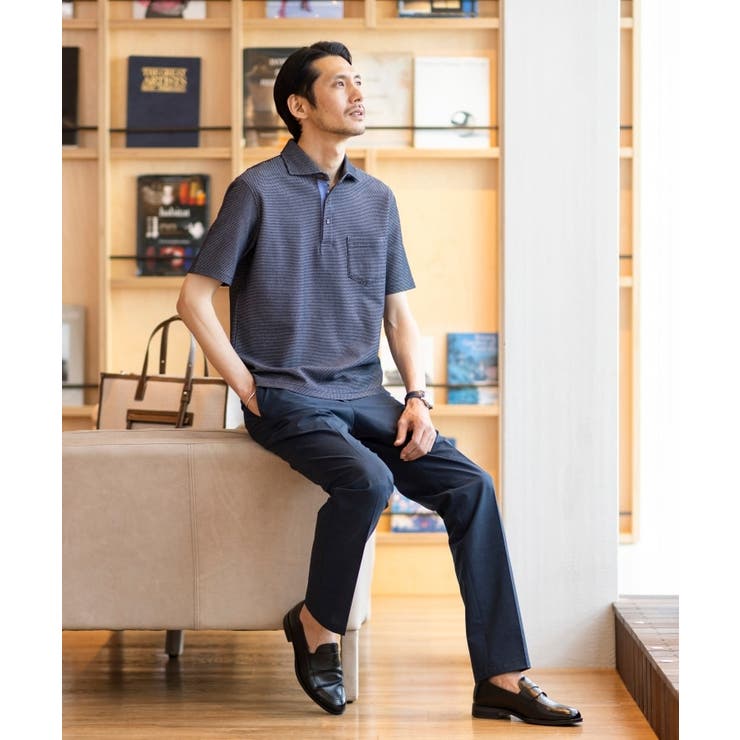 【抗菌防臭／9色5サイズ展開】ハニカムメランジ ポロシャツ | TAKEO KIKUCHI | 詳細画像85 