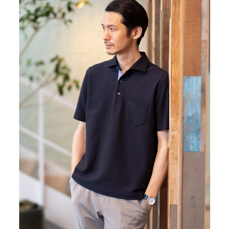 【抗菌防臭／9色5サイズ展開】ハニカムメランジ ポロシャツ | TAKEO KIKUCHI | 詳細画像91 