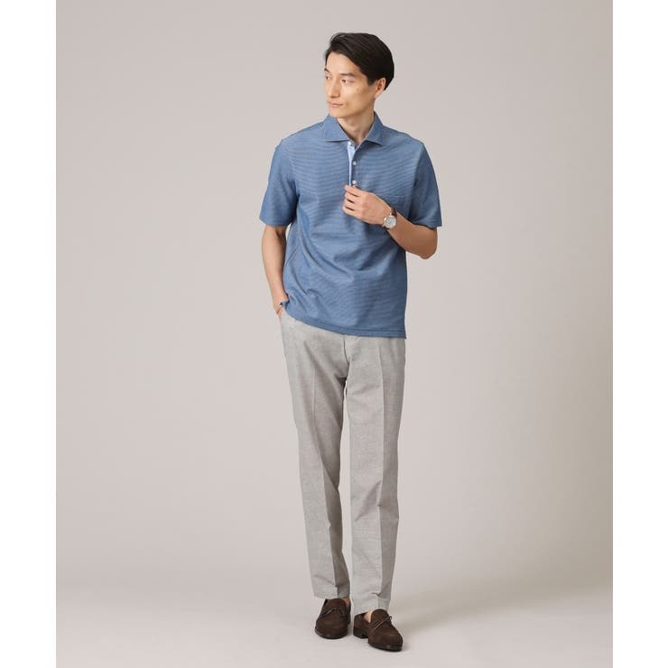 【抗菌防臭／9色5サイズ展開】ハニカムメランジ ポロシャツ | TAKEO KIKUCHI | 詳細画像69 