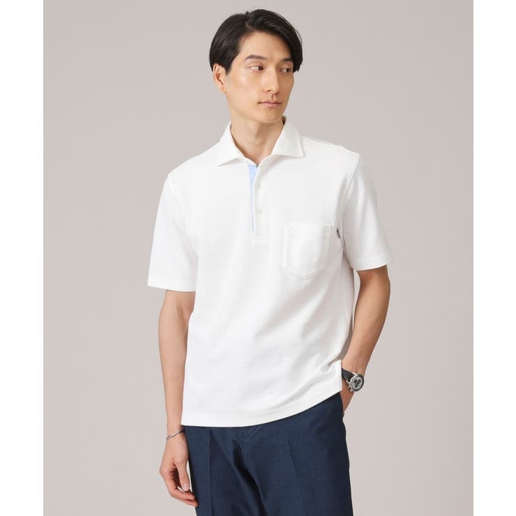 【抗菌防臭／9色5サイズ展開】ハニカムメランジ ポロシャツ | TAKEO KIKUCHI | 詳細画像77 