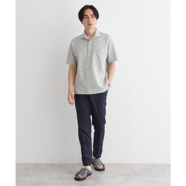 【抗菌防臭／9色5サイズ展開】ハニカムメランジ ポロシャツ | TAKEO KIKUCHI | 詳細画像37 