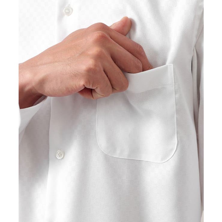 【Made in JAPAN】市松紋 ドレスシャツ | TAKEO KIKUCHI | 詳細画像19 