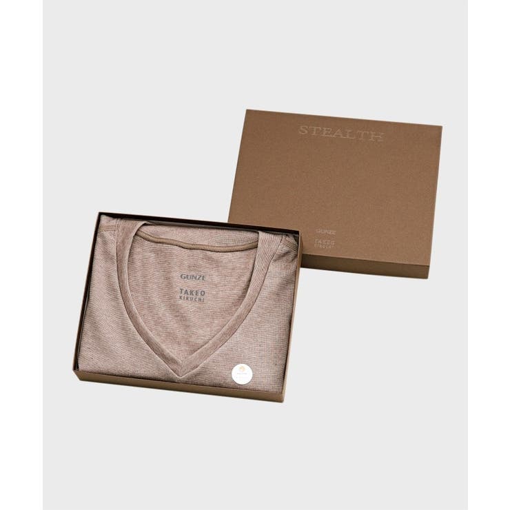モカブラウン(042) | 【GUNZE×TAKEO KIKUCHI】メンズインナー「ステルス(R)」 | TAKEO KIKUCHI