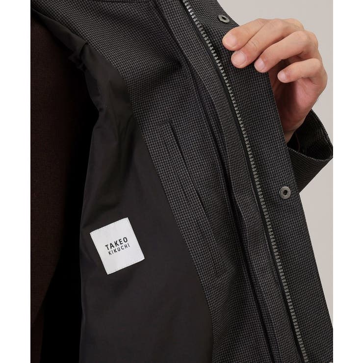 【3WAY】ハウンズトゥース ダウンライナー コート | TAKEO KIKUCHI | 詳細画像37 