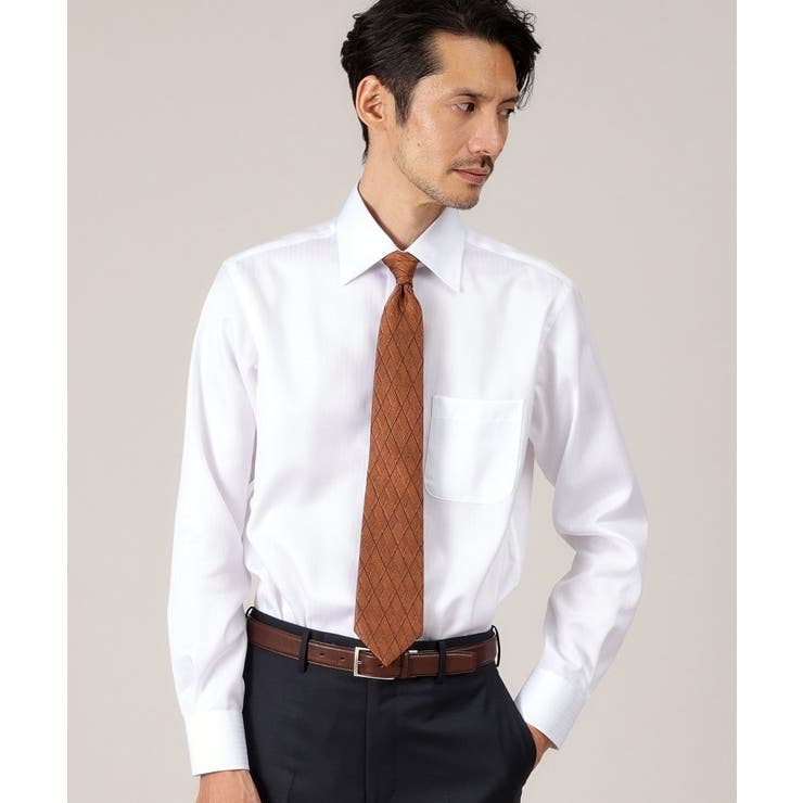 ホワイト・ストライプ(301) | シャドードビー ドレスシャツ | TAKEO KIKUCHI