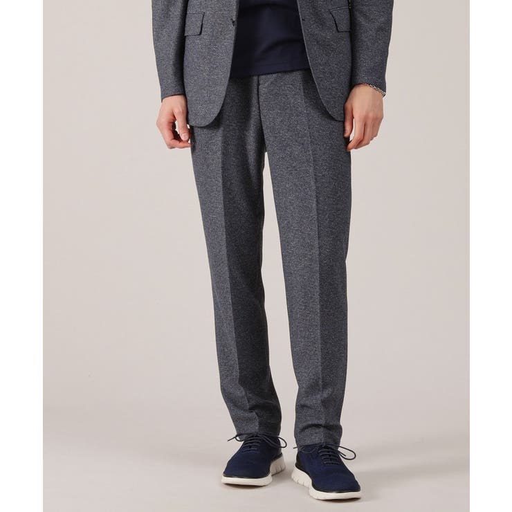 ブルー(093) | 【抗菌防臭】尾州 リネンブレンド ハニカムメッシュ パンツ | TAKEO KIKUCHI